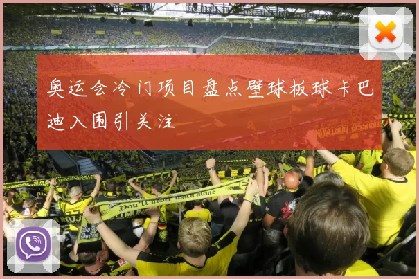 奥运会冷门项目盘点壁球板球卡巴迪入围引关注